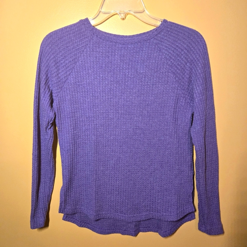 Shein Waffle Pattern Top PTP=16"
